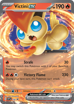Victini ex 142/215 — Scarlet & Violet Black Star Promos