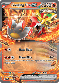 Gouging Fire ex 144/215 — Scarlet & Violet Black Star Promos