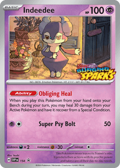 Indeedee 154/215 — Scarlet & Violet Black Star Promos