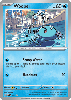 Wooper Pokémon card