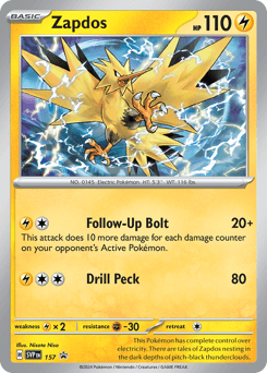 Zapdos 157/215 — Scarlet & Violet Black Star Promos