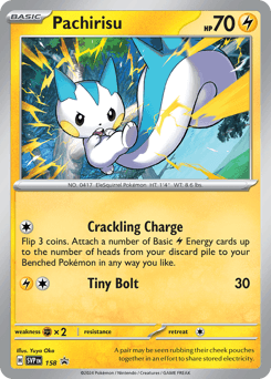 Pachirisu 158/215 — Scarlet & Violet Black Star Promos