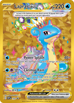 Lapras ex 164/215 — Scarlet & Violet Black Star Promos