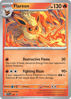 Flareon 167/150 — Scarlet & Violet Black Star Promos