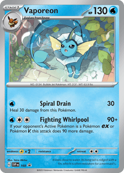 Vaporeon 168/150 — Scarlet & Violet Black Star Promos