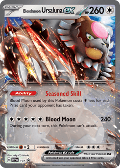Bloodmoon Ursaluna ex 177/150 — Scarlet & Violet Black Star Promos