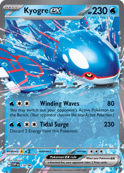 Kyogre ex 178/150 — Scarlet & Violet Black Star Promos