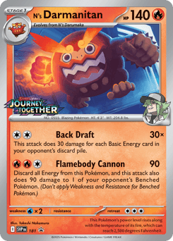 N's Darmanitan 181/150 — Scarlet & Violet Black Star Promos