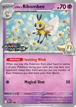 Lillie's Ribombee 183/150 — Scarlet & Violet Black Star Promos