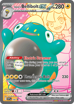 Iono's Bellibolt ex 194/150 — Scarlet & Violet Black Star Promos