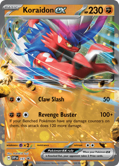Koraidon ex 197/150 — Scarlet & Violet Black Star Promos