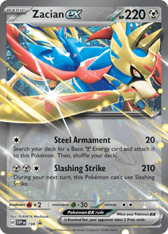 Zacian ex 198/150 — Scarlet & Violet Black Star Promos