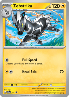 Zebstrika 201/150 — Scarlet & Violet Black Star Promos