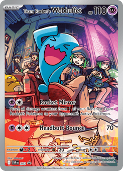 Team Rocket's Wobbuffet 203/150 — Scarlet & Violet Black Star Promos