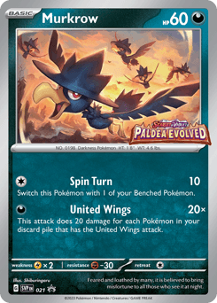 Murkrow 21/215 — Scarlet & Violet Black Star Promos