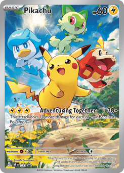 Pikachu 27/215 — Scarlet & Violet Black Star Promos