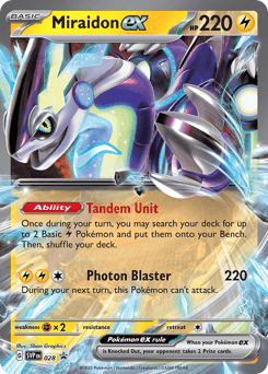 Miraidon ex 28/215 — Scarlet & Violet Black Star Promos