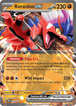 Koraidon ex 29/215 — Scarlet & Violet Black Star Promos