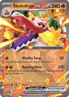 Skeledirge ex 34/215 — Scarlet & Violet Black Star Promos