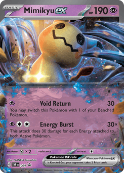 Mimikyu ex 4/215 — Scarlet & Violet Black Star Promos