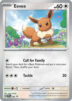 Eevee 43/215 — Scarlet & Violet Black Star Promos