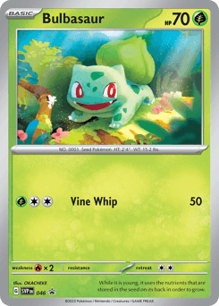 Bulbasaur 46/215 — Scarlet & Violet Black Star Promos