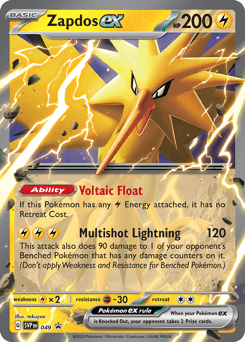 Zapdos ex 49/215 — Scarlet & Violet Black Star Promos