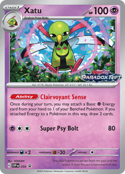 Xatu 59/215 — Scarlet & Violet Black Star Promos