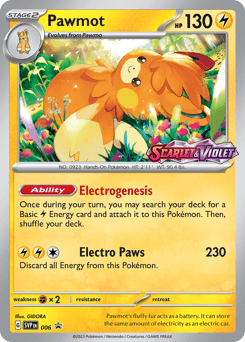 Pawmot 6/215 — Scarlet & Violet Black Star Promos