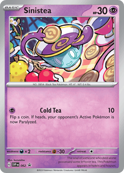 Sinistea 62/215 — Scarlet & Violet Black Star Promos