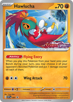 Hawlucha 7/215 — Scarlet & Violet Black Star Promos