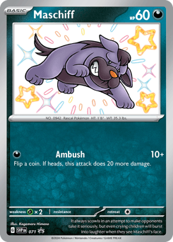 Maschiff 71/215 — Scarlet & Violet Black Star Promos