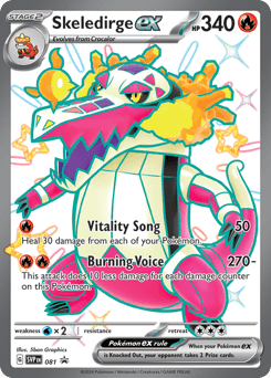Skeledirge ex 81/215 — Scarlet & Violet Black Star Promos