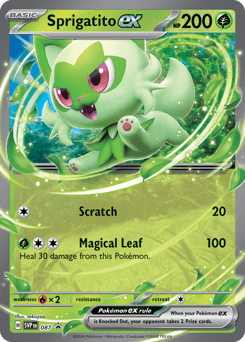 Sprigatito ex 87/215 — Scarlet & Violet Black Star Promos