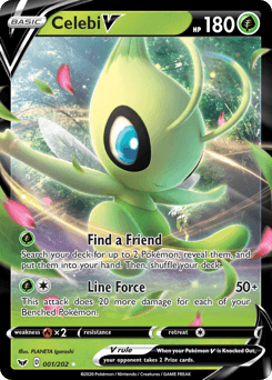 Celebi V 1/202 — Sword & Shield