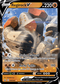Regirock V 104/202 — Sword & Shield