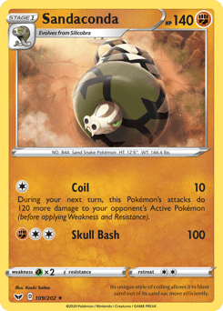 Sandaconda 109/202 — Sword & Shield