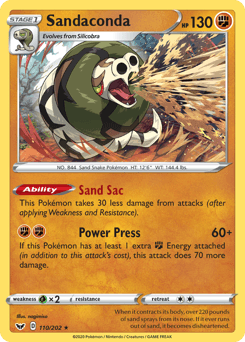 Sandaconda 110/202 — Sword & Shield