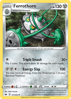 Ferrothorn 131/202 — Sword & Shield