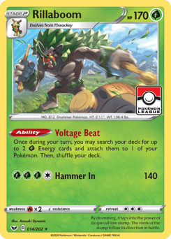Rillaboom 14/202 — Sword & Shield