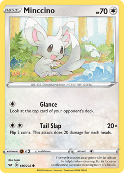 Minccino 145/202 — Sword & Shield