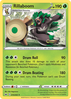 Rillaboom 15/202 — Sword & Shield