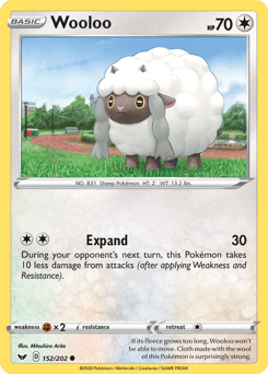 Wooloo 152/202 — Sword & Shield