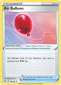 Air Balloon 156/202 — Sword & Shield