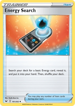 Energy Search 161/202 — Sword & Shield