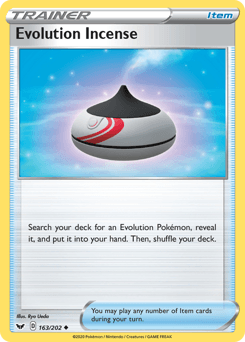 Evolution Incense 163/202 — Sword & Shield