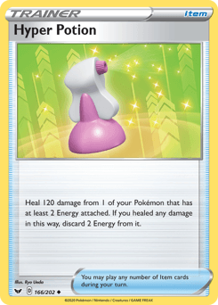 Hyper Potion 166/202 — Sword & Shield