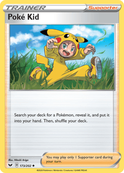Poké Kid 173/202 — Sword & Shield