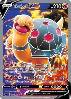 Torkoal V 188/202 — Sword & Shield