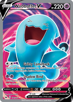 Wobbuffet V 191/202 — Sword & Shield
